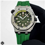 ساعت ای پی مردانه اتوماتیک بند رابر سبز Audemars Piguet OFFSHORE OS6465