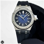 ساعت ای پی مردانه بند رابر صفحه آبی Audemars Piguet A8655G