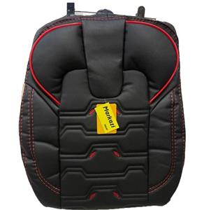 روکش صندلی سورن و سورن پلاس چرم مشکی قرمز پاناروما