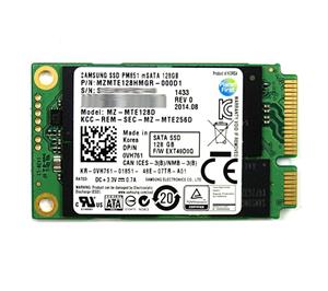 حافظه SSD mSATA سامسونگ 128 گیگابایت مدل PM851