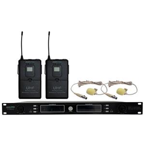 میکروفون بی سیم یقه ای دو کانال ای ای پی پرو AP-M900BB