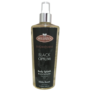 بادی اسپلش هیلدا بیوت مدل BLACK OPIUM hilda beaut buddy splash BLACK OPIUM 250 ml