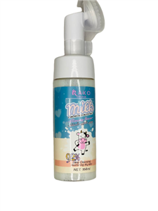 فوم شستشوی صورت براش دار عصاره شیر گاو برند راکو RAKO