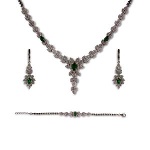 سرویس جواهری نقره مدل گرینا