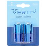 باتری دوتایی متوسط Verity Super Alkaline LR14 1.5V C