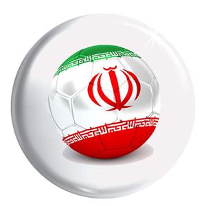 پیکسل  فلوریزا طرح ایران و توپ فوتبال کد 005 Feloriza iran national team football pixel button