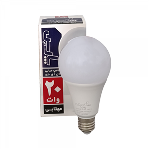 لامپ LED حبابی 20 وات E27 آفتابی پارس اسکای