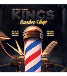 پیشبند آرایشگری مشتری شاپی ضد آب کینگ بابر شاپ Shopee king barber shop Haircut Hairdressing Waterproof Cloth Apron