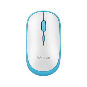 ماوس بی سیم وسدار مدل Wesdar X63 فریم آبی