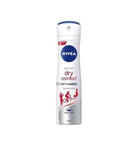 اسپری ضد تعریق زنانه نیوآ مدل درای کامفورت  Nivea Dry Confidenceحجم  150 میل 