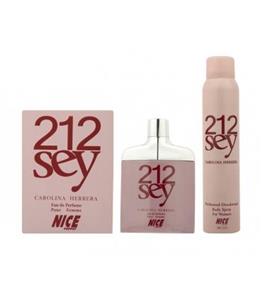 ست عطر و اسپری خوشبو کننده بدن زنانه اسکلاره 212 سی Sclaree 212 Sey Spray  EDP For Women