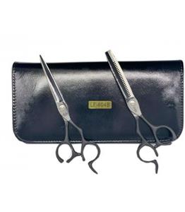 ست دو عددی قیچی آرایشگری جگوار کات و کوتاهی/پیتاژ Jaguar lf-604b Barbery Scissors