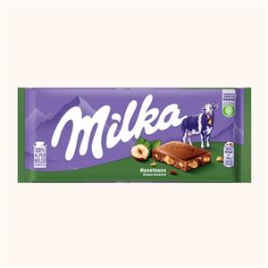 شکلات فندقی میلکا Milka وزن 100 گرمی