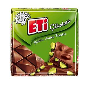 شکلات شیری با مغز پسته 60 گرم اتی چیکولاتا