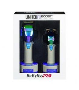 ست دو عددی ماشین اصلاح سر و صورت بابلیس پرو  بوست پلاس هفت رنگ Babyliss PRO FX Boost  Collection Clipper  Trimmer - IRIDESCENT