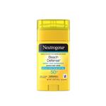 کرم ضد آفتاب استیکی و محافظ پوست نوتروژینا Neutrogena Beach Defense Water-Resistant Body Sunscreen Stick with Broad Spectrum SPF 50