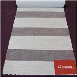 پرده زبرا ساده طوسی روشن لمه نقره ای کد B-2025-02