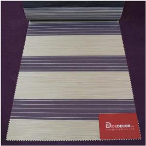 پرده زبرا طرح چوب  کرم کد B-2003-08