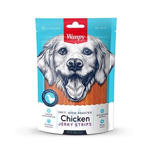 غذای تشویقی سگ ونپی مدل Chicken Jerky Strips وزن 100 گرم 