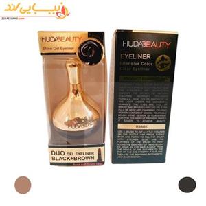 آکوا ابرو و خط چشم ژله ای دو رنگ اصل هدی بیوتی  HUDA BEAUTY