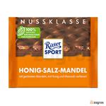 شکلات ریتر اسپرت Ritter Sport با مغز بادام عسلی نمکی 100 گرم