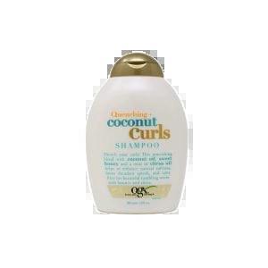 شامپو بدون سولفات OGX حاوی روغن نارگیل مناسب موهای فر 385 میل