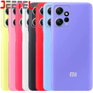 کاور سیلیکونی رنگی اورجینال Xiaomi Redmi Note 12 4G مدل پاک کنی اصل (ساخت ویتنام)