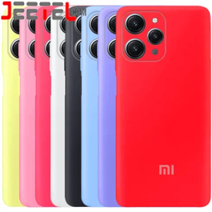 کاور سیلیکونی رنگی اورجینال Xiaomi Redmi 12 مدل پاک کنی اصل (ساخت ویتنام)