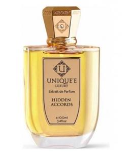 عطر و ادکلن زنانه و مردانه یونیک لاکچری هیدن آکوردز اکستریت د پرفیوم Unique'e Luxury Hidden Accords edp for women and men