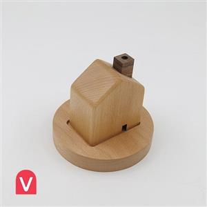 جاعودی چوبی ناولی مدل کلبه ای جنس چوب راش