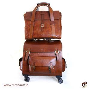 چمدان خلبانی ست اداری چرم mrc168-09