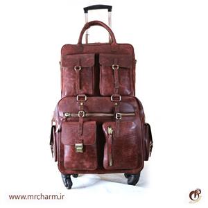 چمدان و کیف اداری چرم زرشکی mrc168-06