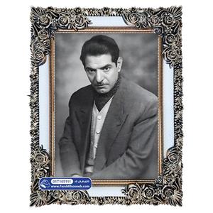 تابلو فرش پرتره جوانی استاد شهریار کد 01T105111
