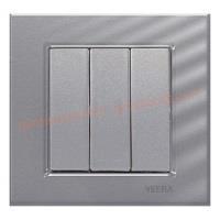 کلید سه پل ویرا مدل کریستال نقره ای