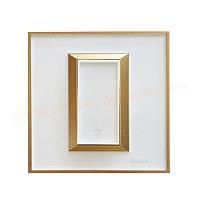 شاسی راه پله ویرا مدل ویرا پرو کلاسیک سفید با زه طلایی