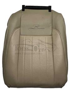 روکش صندلی هیوندا جنسیس سدان چرم خارجی رنگ مشکی کرم