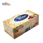 دستمال کاغذی جعبه ای تلما طرح شب چله 300 برگ - 150 برگ دولا