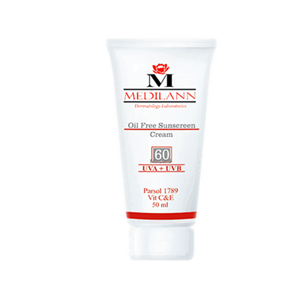 کرم ضد افتاب رنگی SPF60 مدیلن مناسب پوست های چرب 50 میلی لیتر MEDILANN Sun screen Cream 