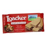 ویفر لواکر loacker شکلاتی فندقی 45 گرم
