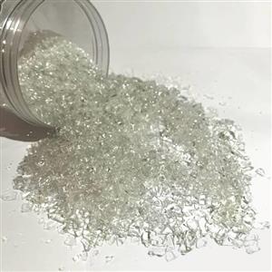 کریستال ژئود شیشه ای بی رنگ ریز