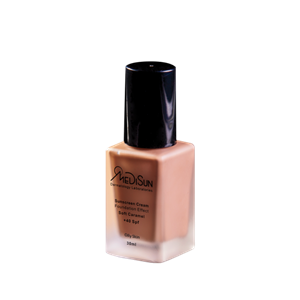 کرم پودر SPF40 کارامل مناسب انواع پوست 30 میلی لیتر مدیسان Medisun For All Skin Foundation Soft Caramel 30ml 