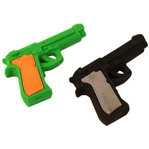 پاک کن کیکرلند مدل Pistol بسته 2 عددی Kikkerland Eraser 