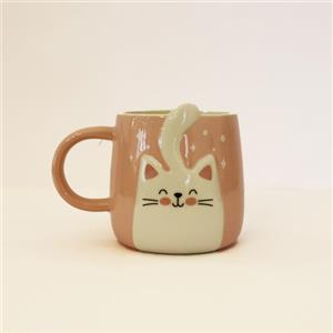 ماگ فانتزی گربه Pink کد 7017