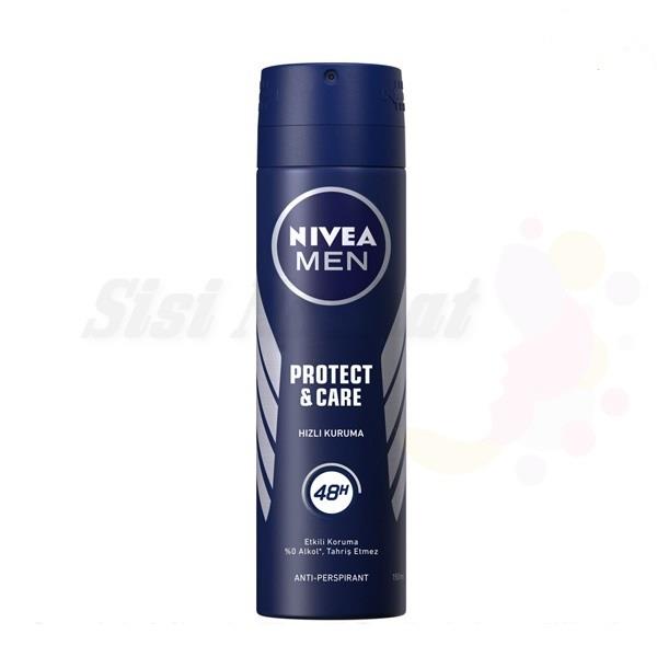 اسپری بدن مردانه نیوآ مدل NIVEA PROTECT & CARE حجم 200 میل