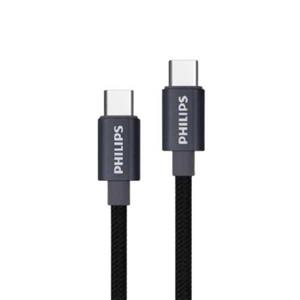 کابل تبدیل تایپ سی به تایپ سی فیلیپس DLC5533 Type-C to Type-C به طول 1 متر