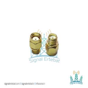 مبدل SMA مادگی به SMA نری ریورسی مستقیم