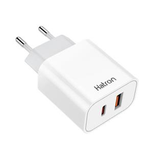 شارژر دیواری هترون مدل HWC2202PQ Hatron Dual Fast Charging Wall Charger 