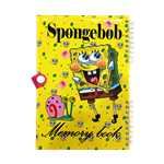 دفتر خاطره دکمه دار طرح باب اسفنجی Spongebob