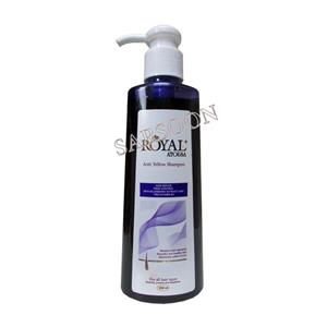 شامپو ضد زردی موهای رنگ شده حاوی عصاره بلوبری آتوسا رویال Atousa Royal Anti Damage Shampoo 