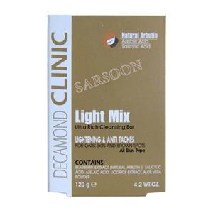 پن شوینده روشن کننده لایت میکس دکاموند کلینیک Decamond Clinic Light Mix Ultra Rich Cleansing Bar 